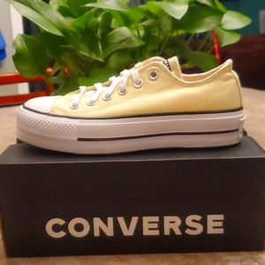 Converse (plataform) yellow size 7